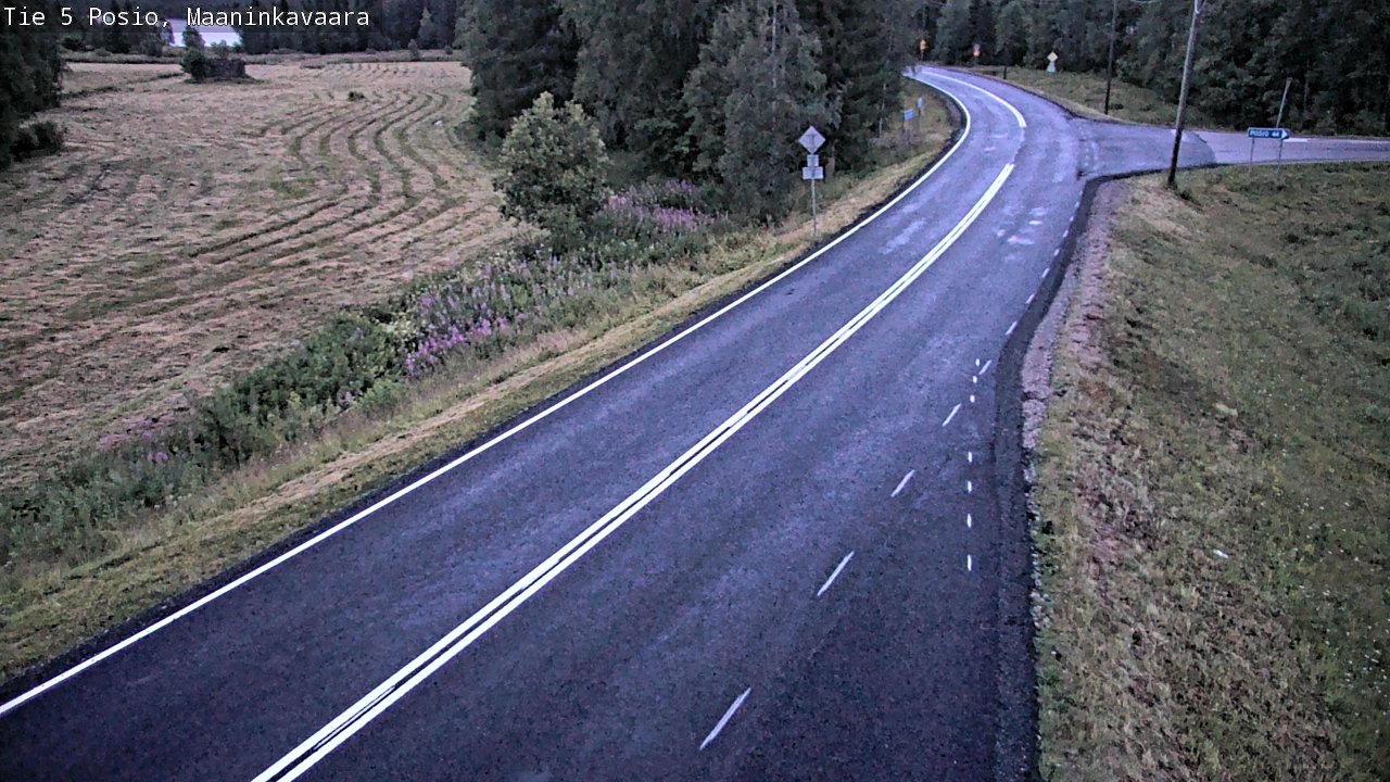 Kelikamerat Kuva Tie 5 Posio, Maaninkavaara, Posio, Lappi