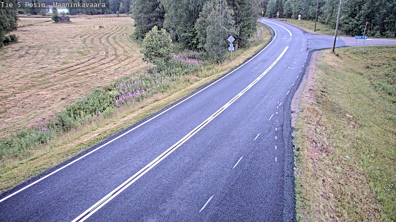 Kelikamerat Kuva Tie 5 Posio, Maaninkavaara, Posio, Lappi