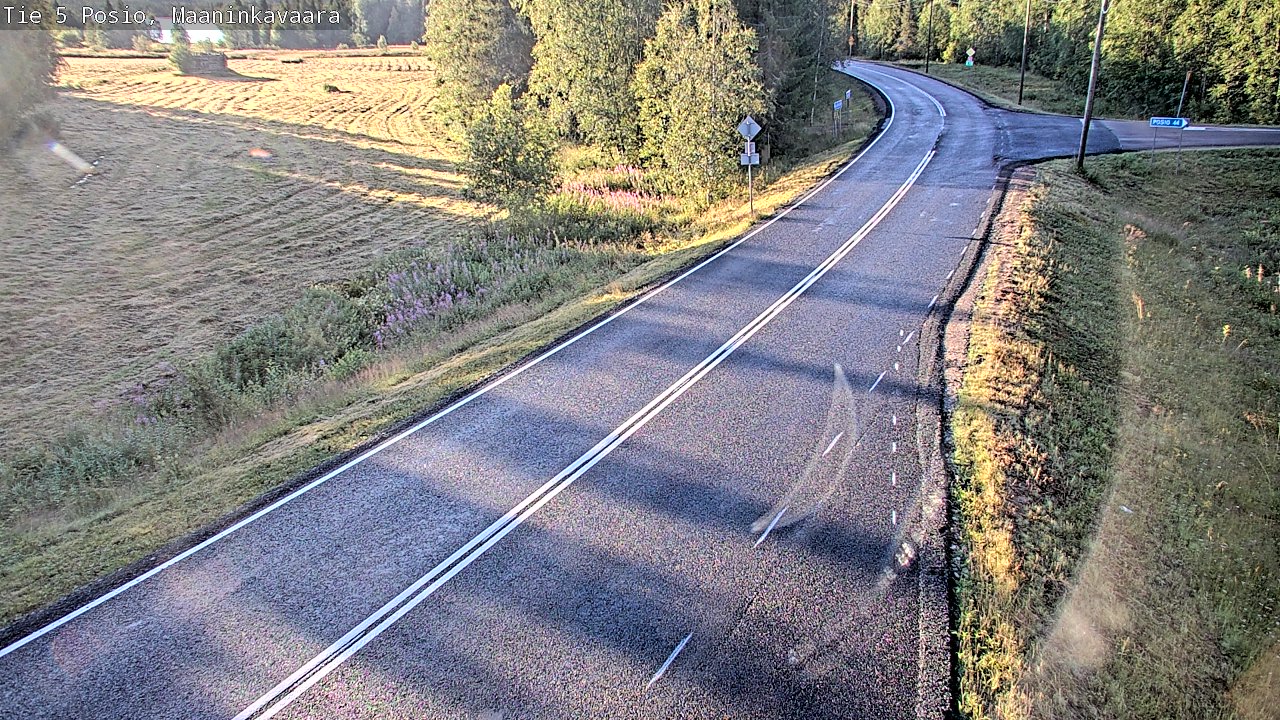 Weather Camera Image Road 5 Posio, Maaninkavaara, Posio, Lappi