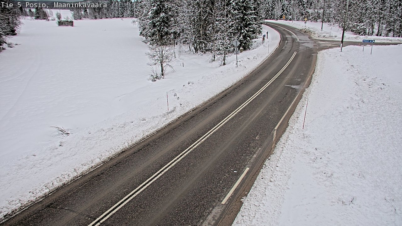 Weather Camera Image Road 5 Posio, Maaninkavaara, Posio, Lappi