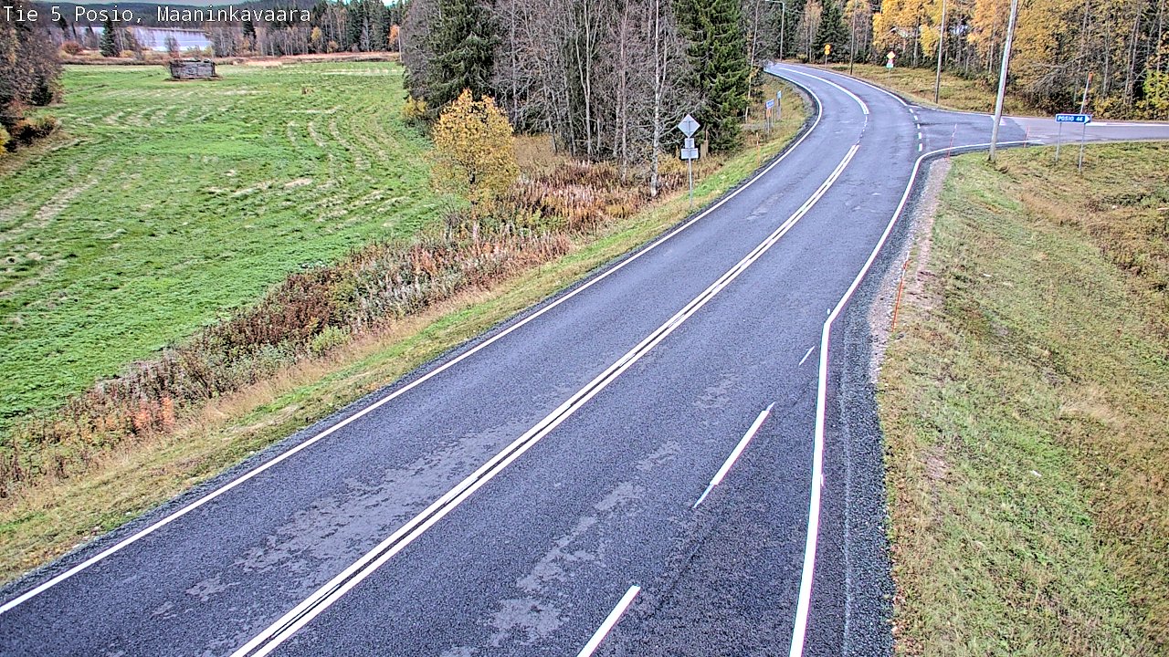Kelikamerat Kuva Tie 5 Posio, Maaninkavaara, Posio, Lappi