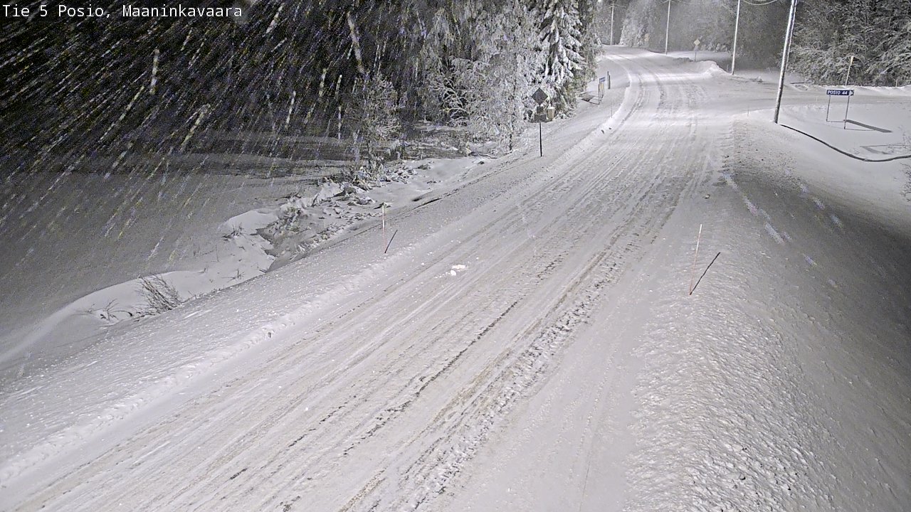 Kelikamerat Kuva Tie 5 Posio, Maaninkavaara, Posio, Lappi
