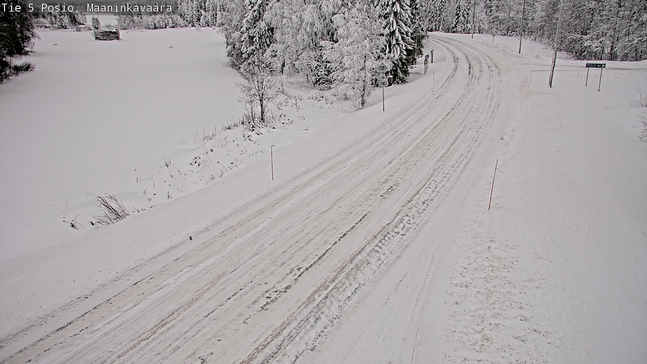 Kelikamerat Kuva Tie 5 Posio, Maaninkavaara, Posio, Lappi