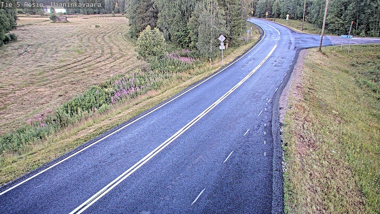 Kelikamerat Kuva Tie 5 Posio, Maaninkavaara, Posio, Lappi