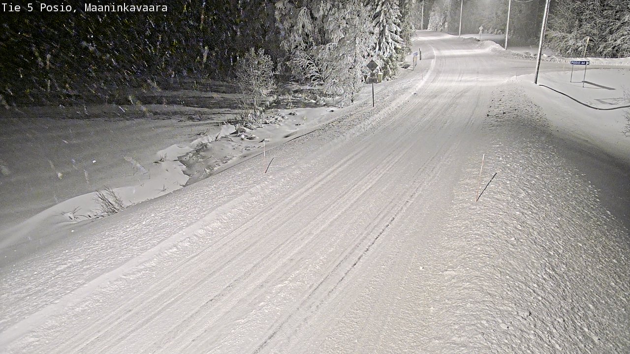 Weather Camera Image Road 5 Posio, Maaninkavaara, Posio, Lappi