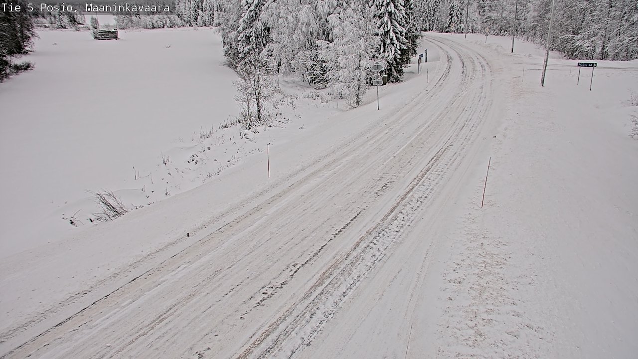 Kelikamerat Kuva Tie 5 Posio, Maaninkavaara, Posio, Lappi