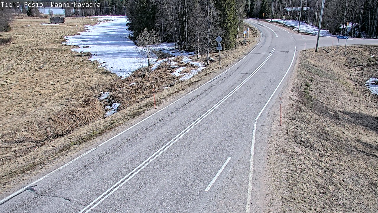 Kelikamerat Kuva Tie 5 Posio, Maaninkavaara, Posio, Lappi