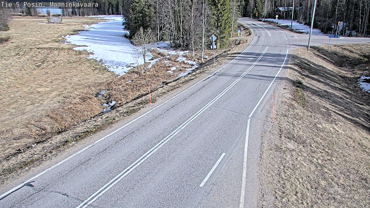 Kelikamerat Kuva Tie 5 Posio, Maaninkavaara, Posio, Lappi