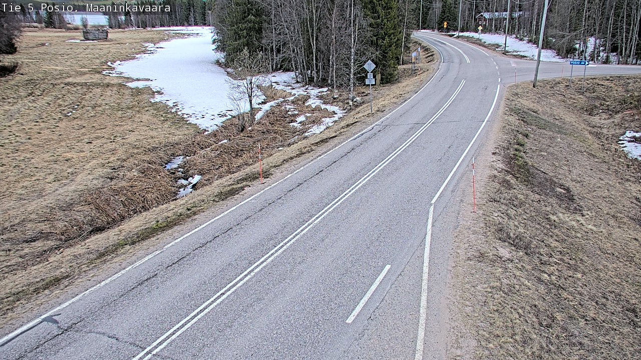 Kelikamerat Kuva Tie 5 Posio, Maaninkavaara, Posio, Lappi