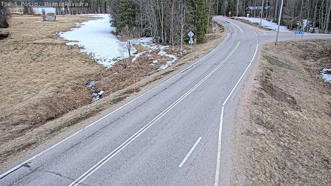 Kelikamerat Kuva Tie 5 Posio, Maaninkavaara, Posio, Lappi