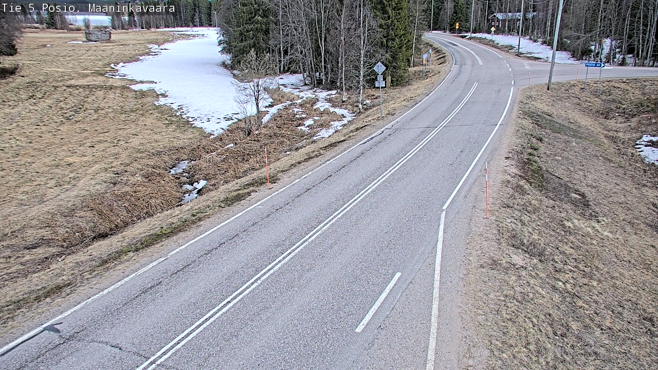 Kelikamerat Kuva Tie 5 Posio, Maaninkavaara, Posio, Lappi