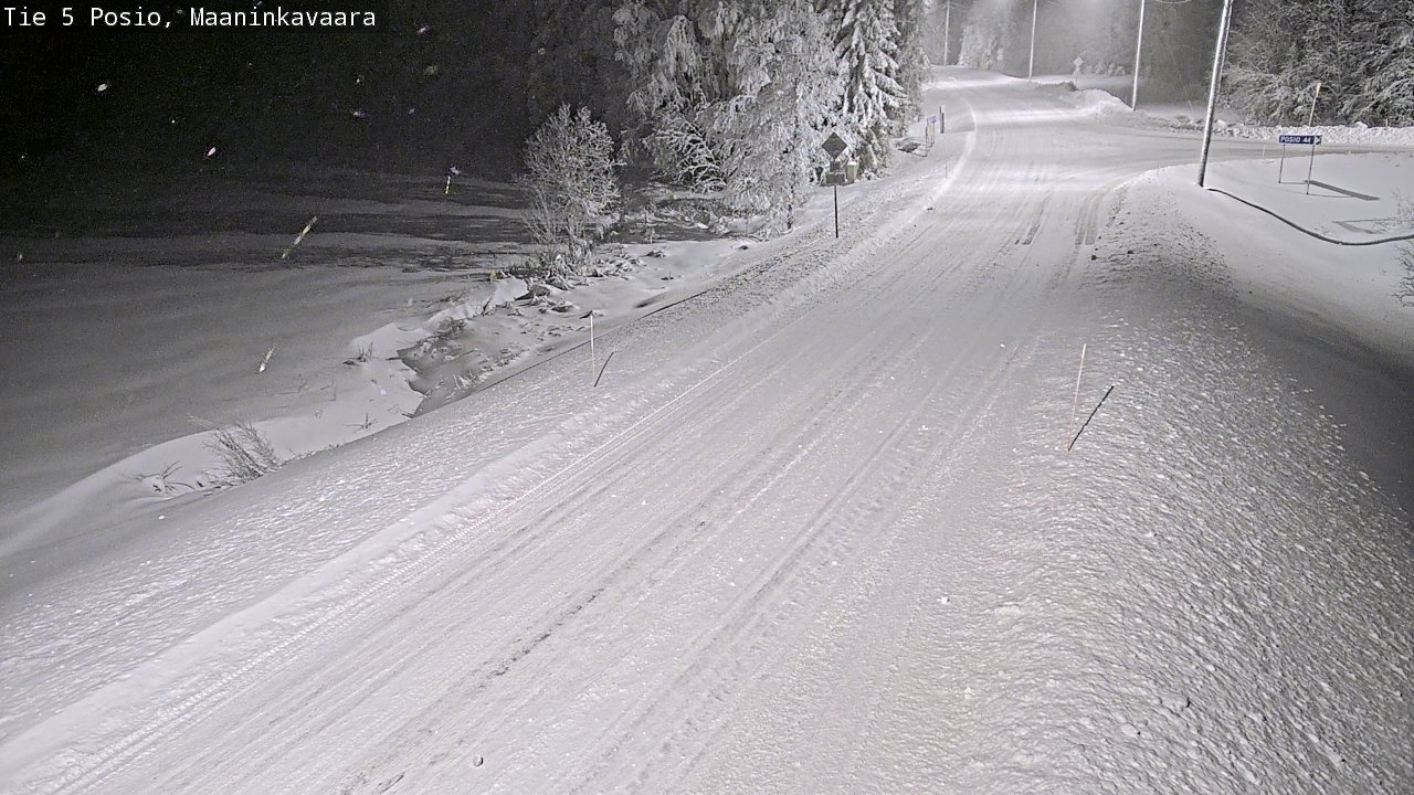 Weather Camera Image Road 5 Posio, Maaninkavaara, Posio, Lappi