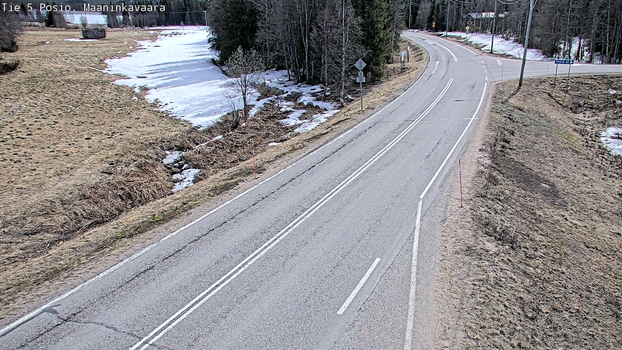 Kelikamerat Kuva Tie 5 Posio, Maaninkavaara, Posio, Lappi
