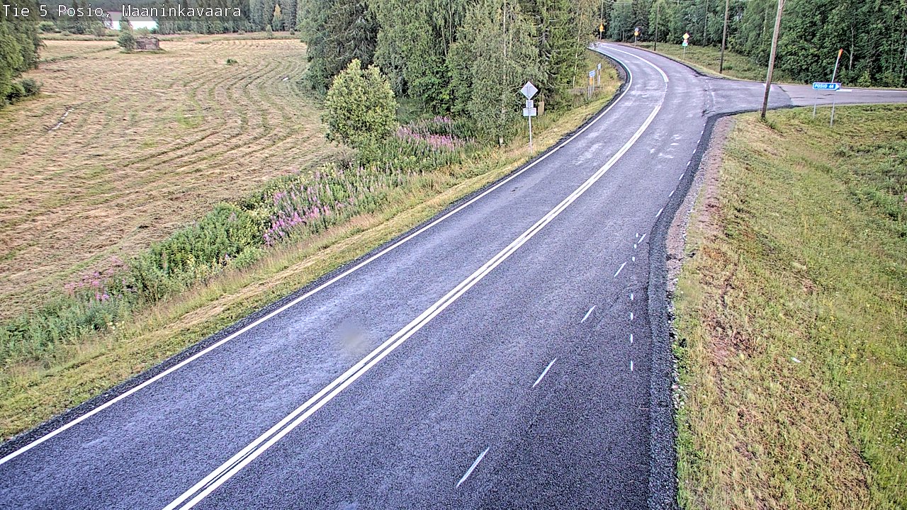 Kelikamerat Kuva Tie 5 Posio, Maaninkavaara, Posio, Lappi