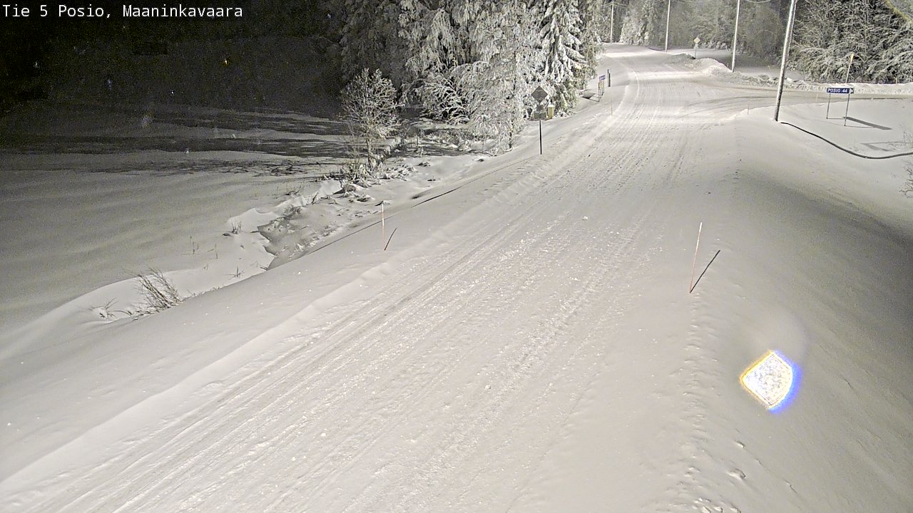 Weather Camera Image Road 5 Posio, Maaninkavaara, Posio, Lappi