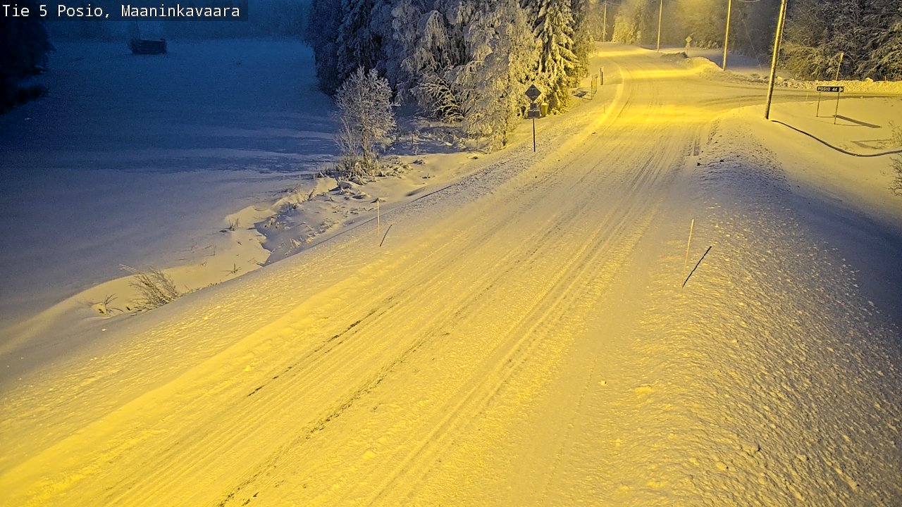 Weather Camera Image Road 5 Posio, Maaninkavaara, Posio, Lappi