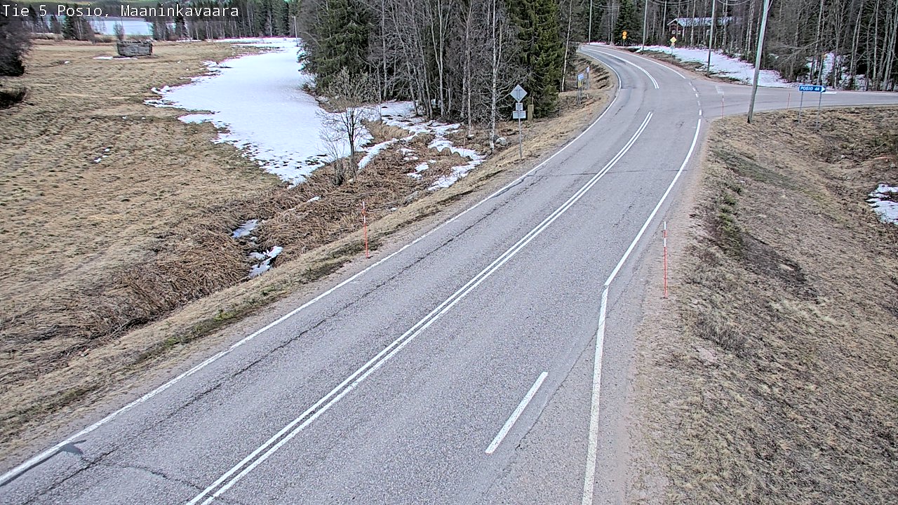 Kelikamerat Kuva Tie 5 Posio, Maaninkavaara, Posio, Lappi