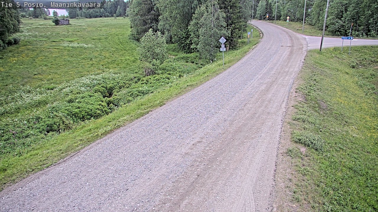 Kelikamerat Kuva Tie 5 Posio, Maaninkavaara, Posio, Lappi