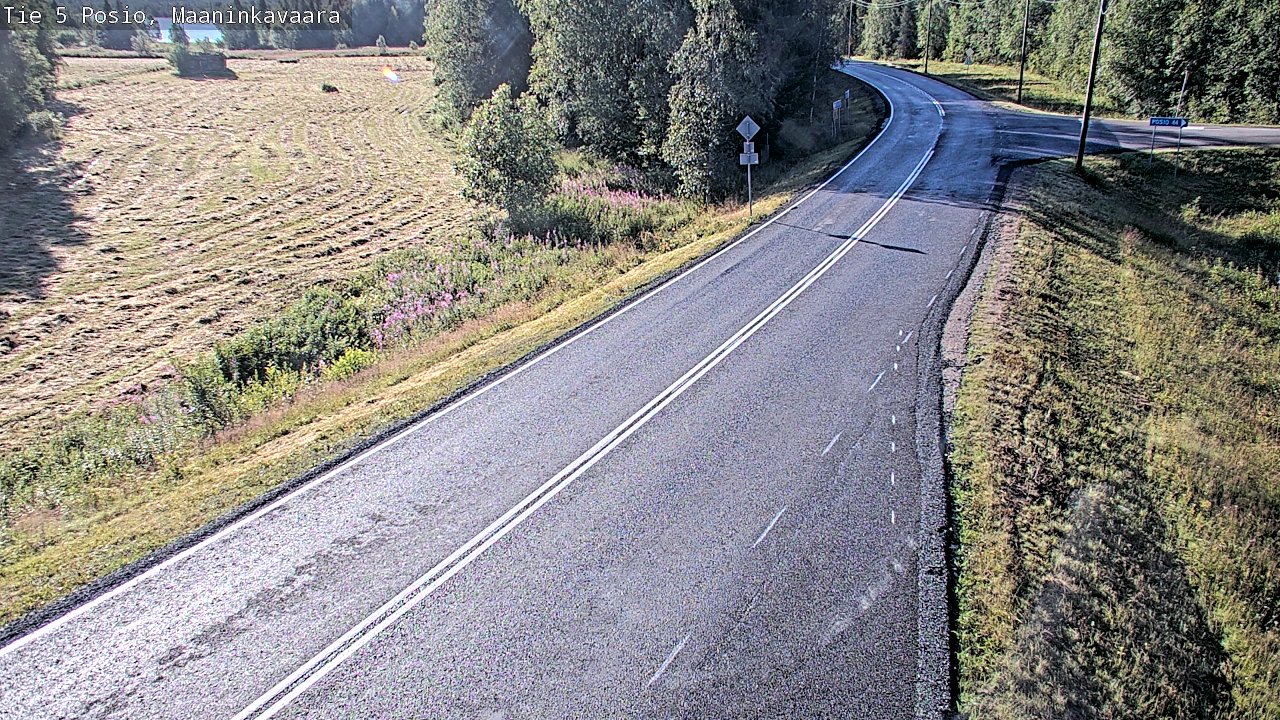 Weather Camera Image Road 5 Posio, Maaninkavaara, Posio, Lappi