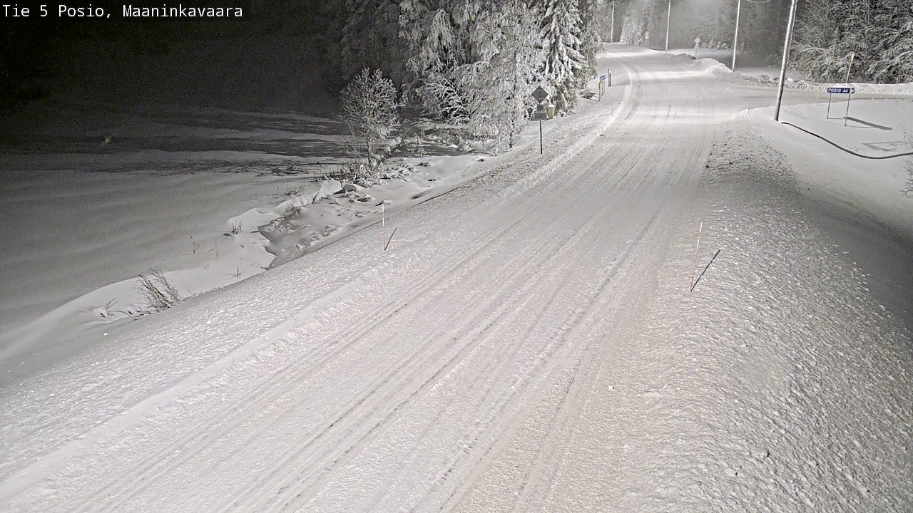 Weather Camera Image Road 5 Posio, Maaninkavaara, Posio, Lappi