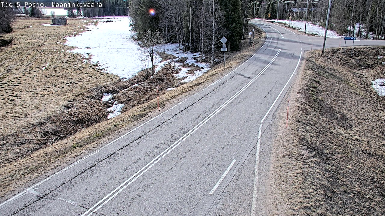 Kelikamerat Kuva Tie 5 Posio, Maaninkavaara, Posio, Lappi