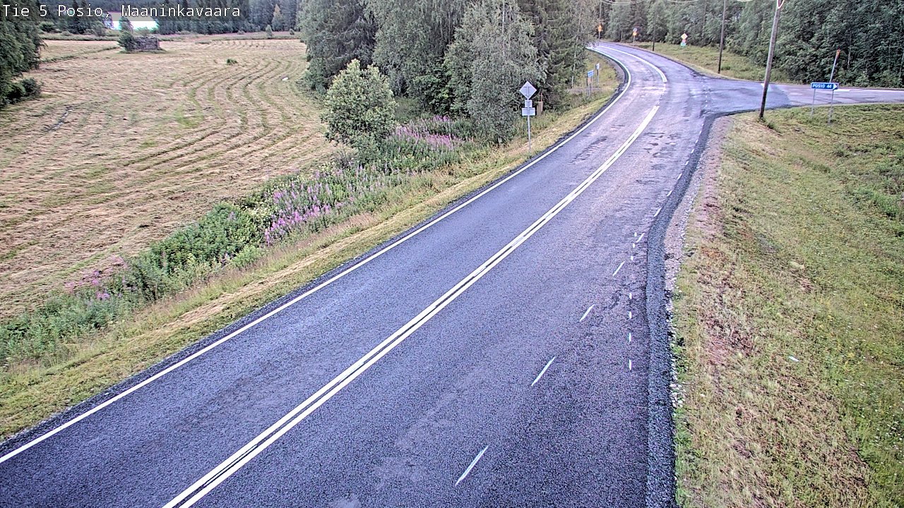 Kelikamerat Kuva Tie 5 Posio, Maaninkavaara, Posio, Lappi