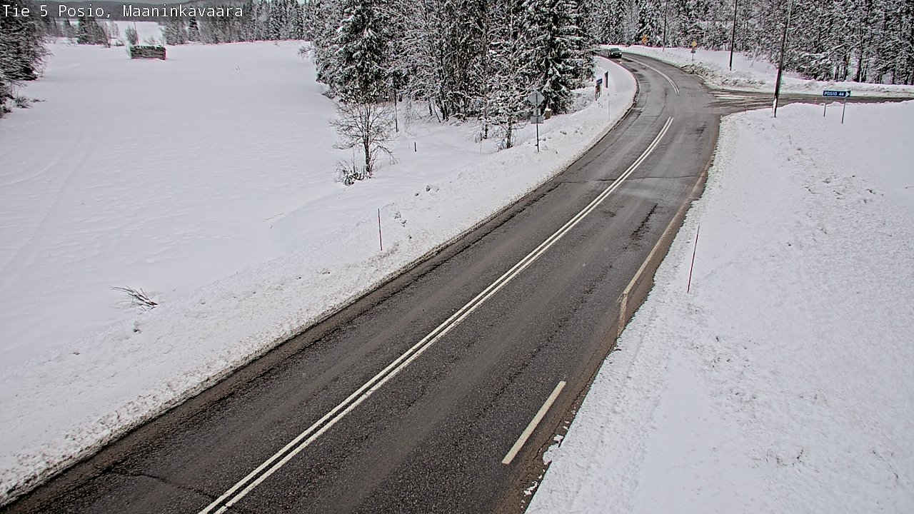 Kelikamerat Kuva Tie 5 Posio, Maaninkavaara, Posio, Lappi
