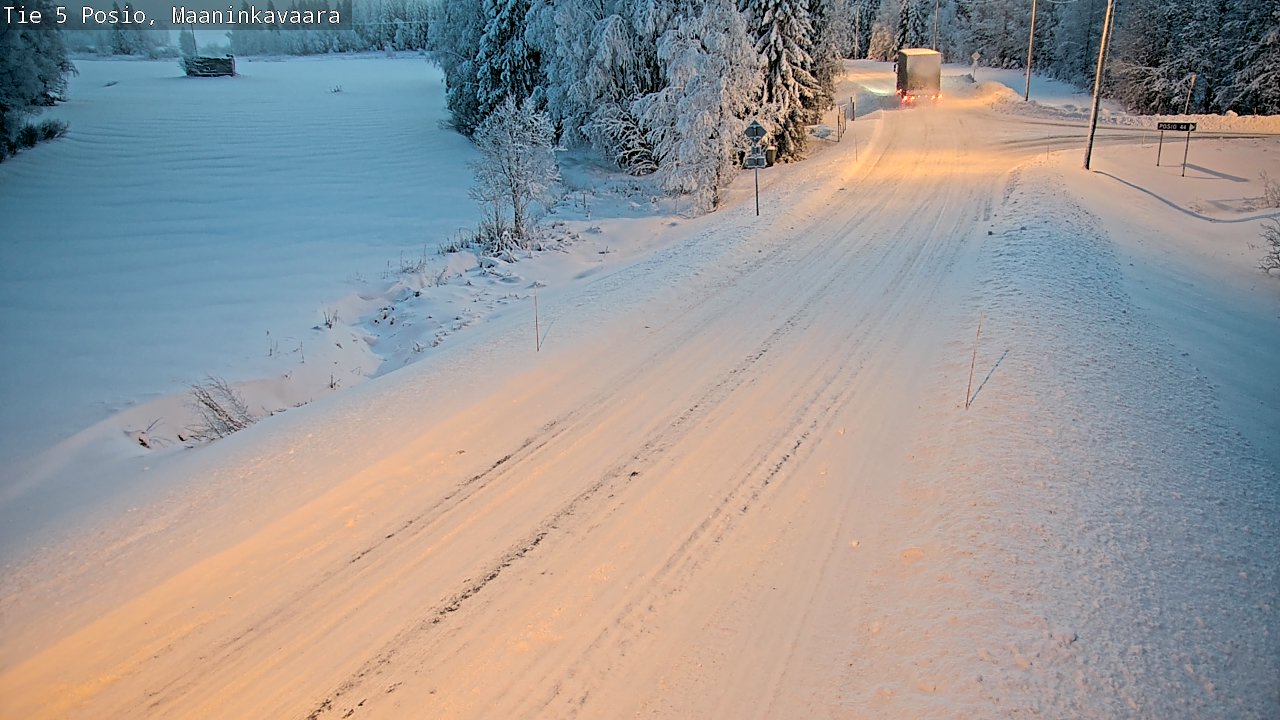 Weather Camera Image Road 5 Posio, Maaninkavaara, Posio, Lappi