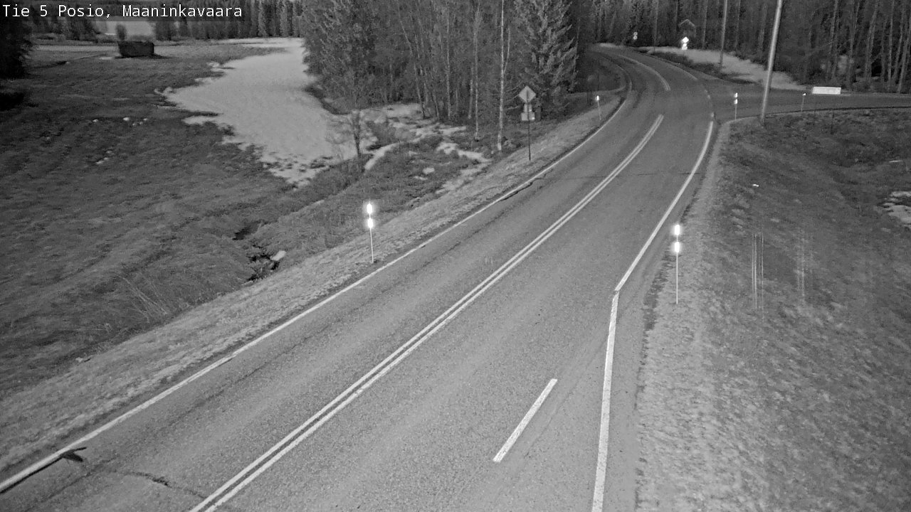 Weather Camera Image Väg 5 Posio, Maaninkavaara, Posio, Lappi