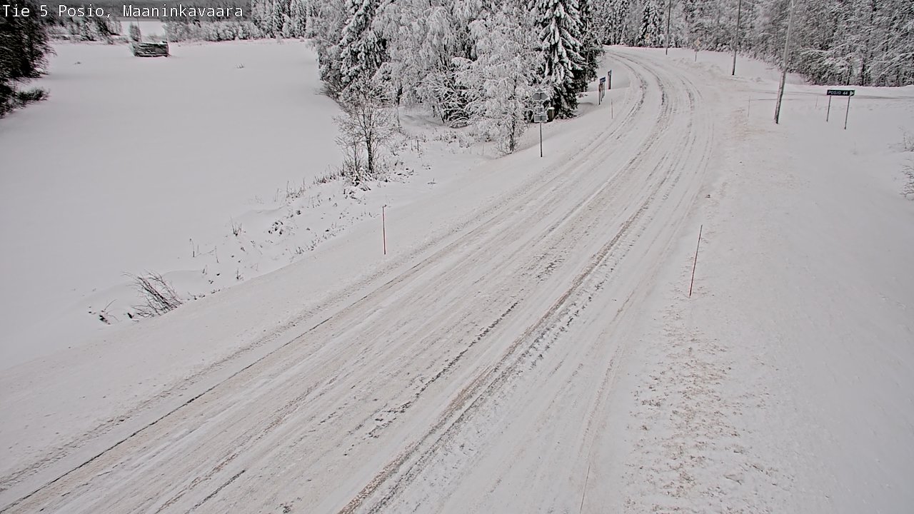 Kelikamerat Kuva Tie 5 Posio, Maaninkavaara, Posio, Lappi
