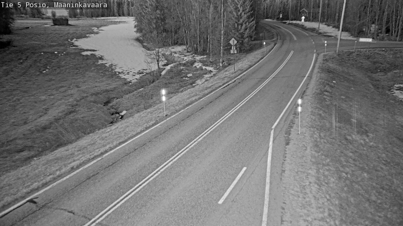 Weather Camera Image Väg 5 Posio, Maaninkavaara, Posio, Lappi