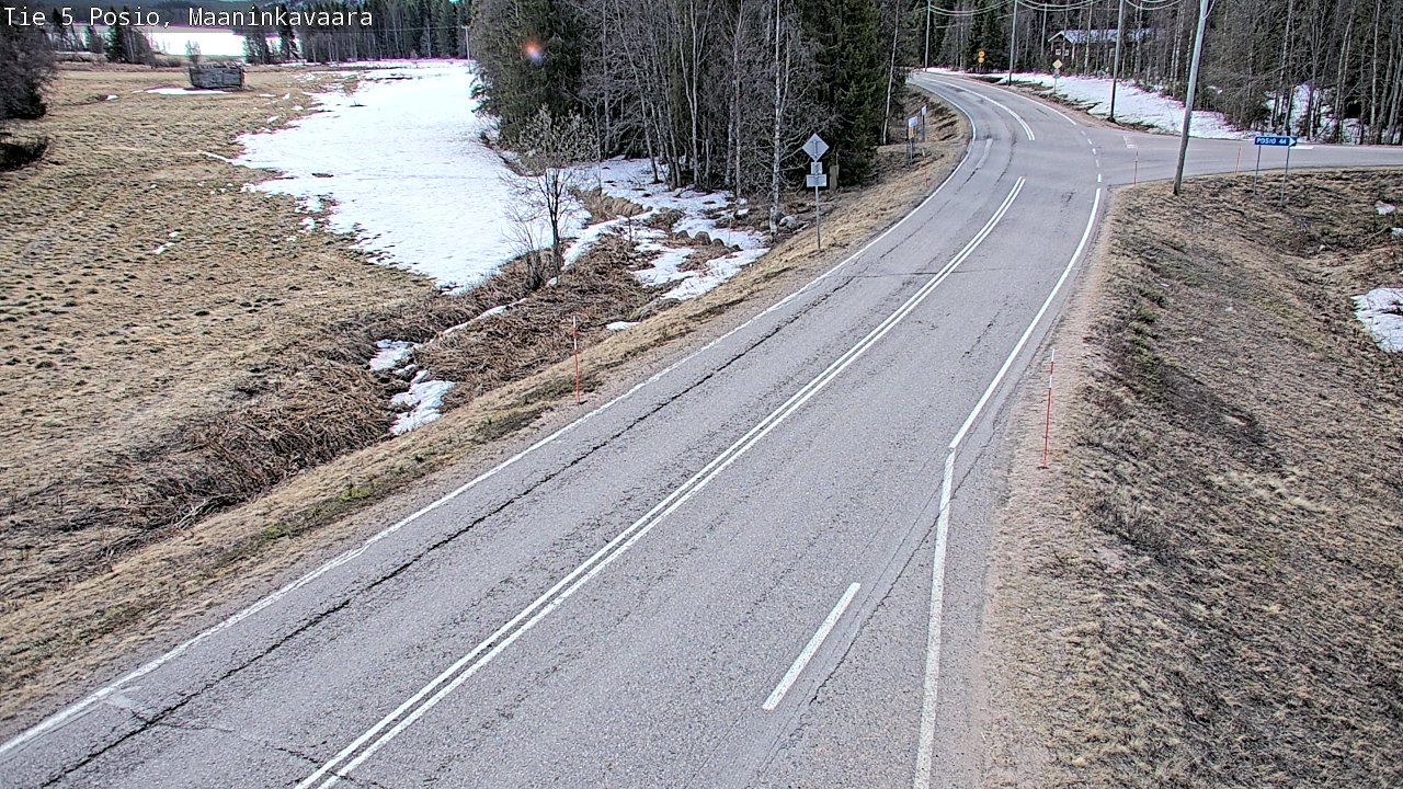 Kelikamerat Kuva Tie 5 Posio, Maaninkavaara, Posio, Lappi