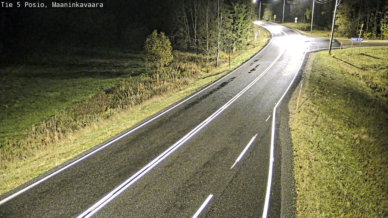Kelikamerat Kuva Tie 5 Posio, Maaninkavaara, Posio, Lappi