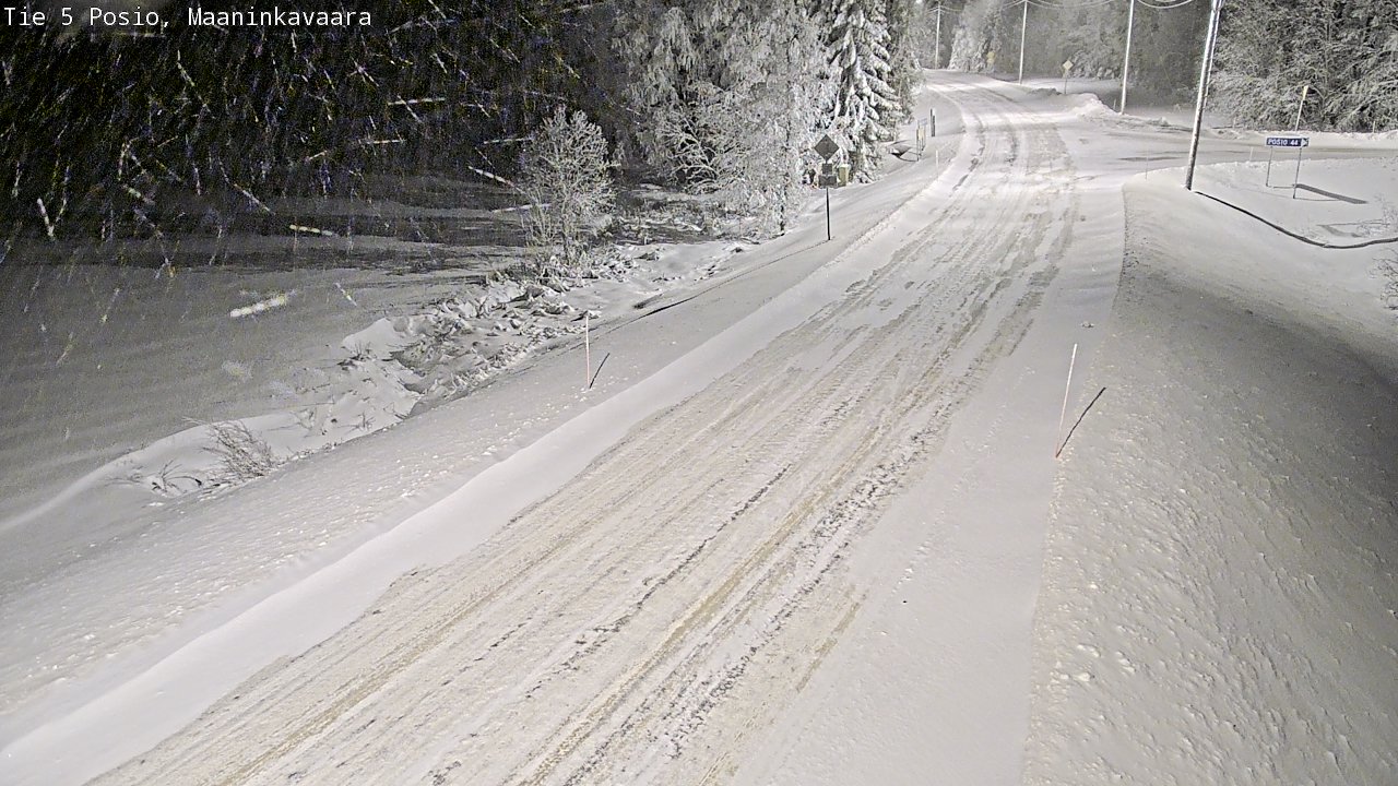 Kelikamerat Kuva Tie 5 Posio, Maaninkavaara, Posio, Lappi