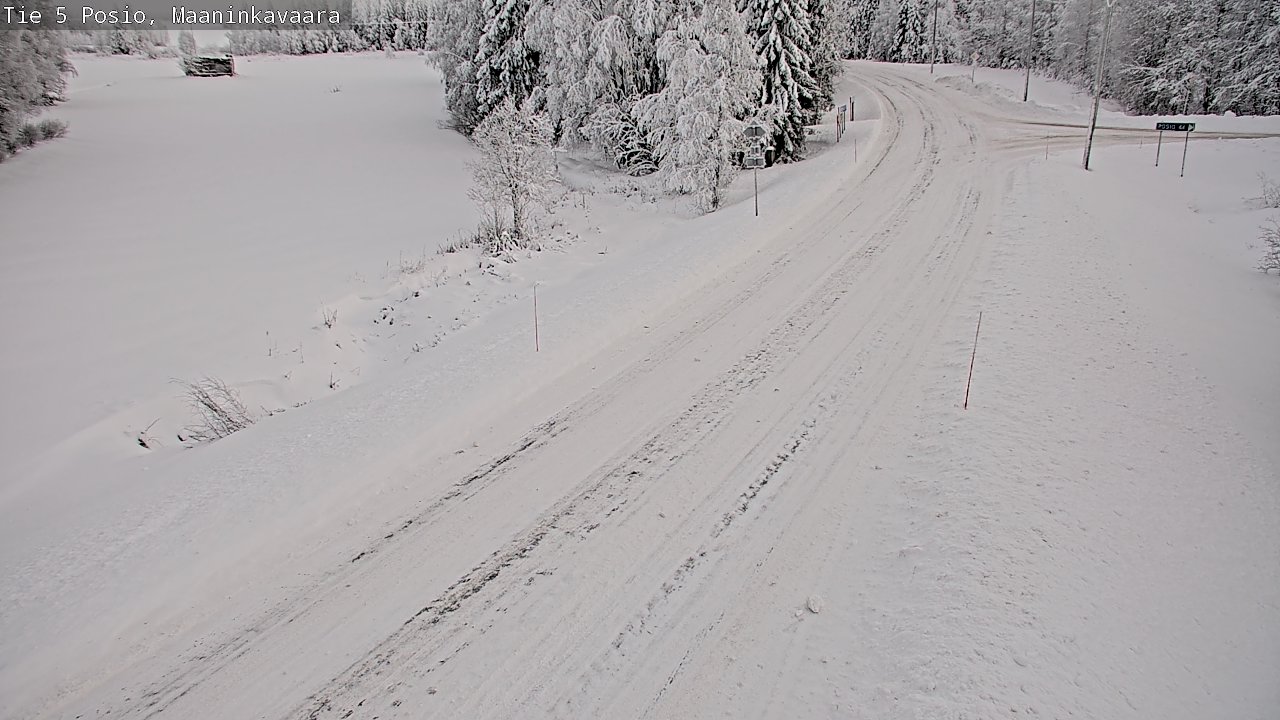 Weather Camera Image Road 5 Posio, Maaninkavaara, Posio, Lappi