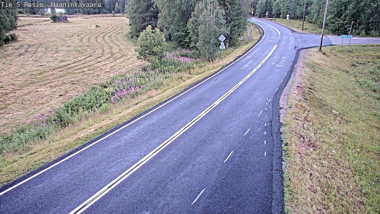 Kelikamerat Kuva Tie 5 Posio, Maaninkavaara, Posio, Lappi