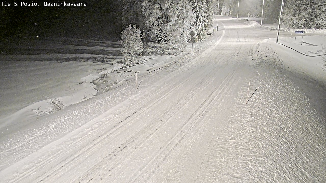 Weather Camera Image Road 5 Posio, Maaninkavaara, Posio, Lappi