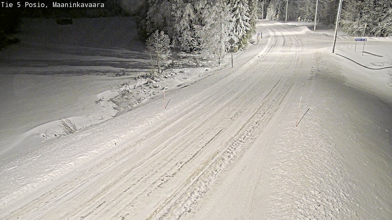 Kelikamerat Kuva Tie 5 Posio, Maaninkavaara, Posio, Lappi