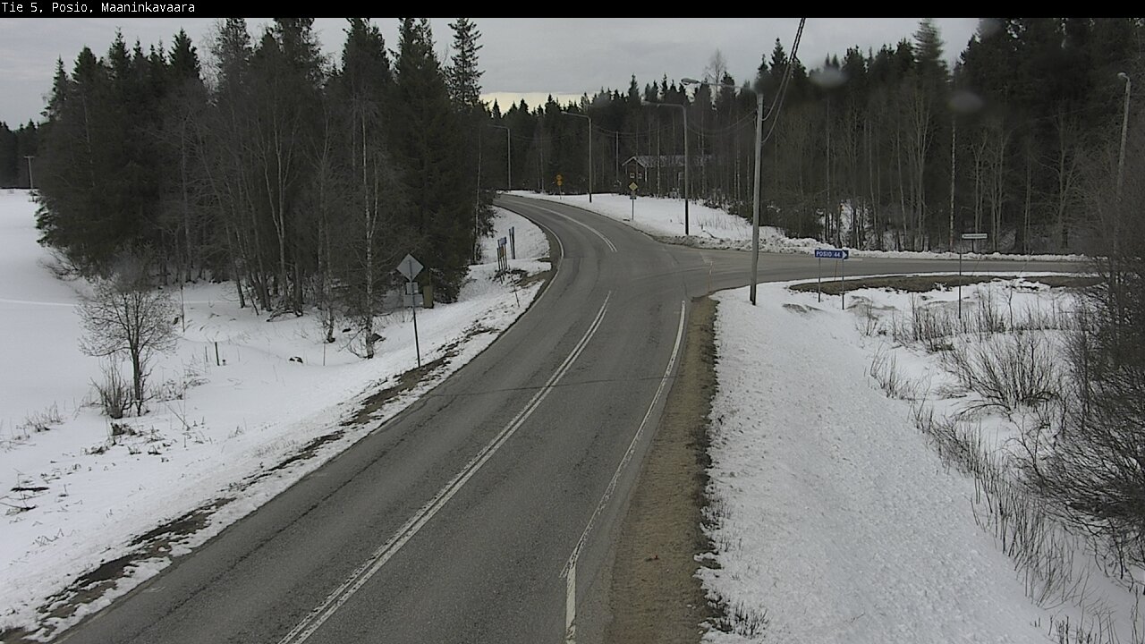 Weather Camera Image Väg 5 Posio, Maaninkavaara, Posio, Lappi
