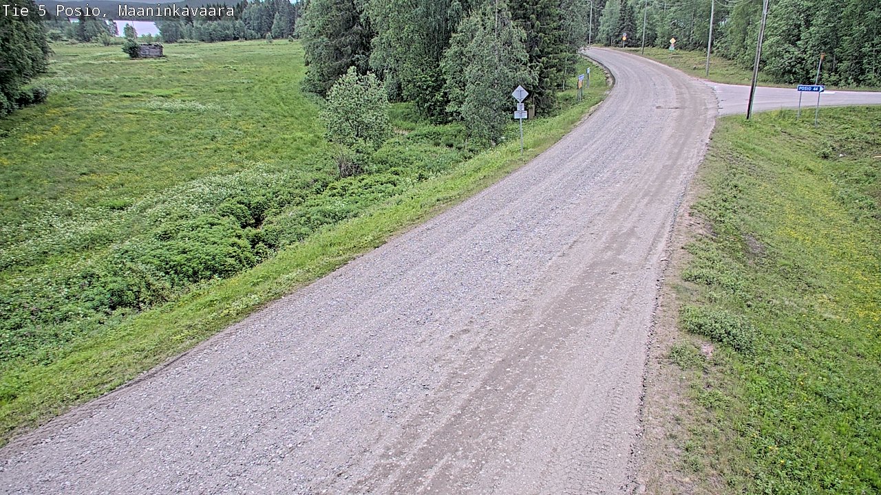 Kelikamerat Kuva Tie 5 Posio, Maaninkavaara, Posio, Lappi