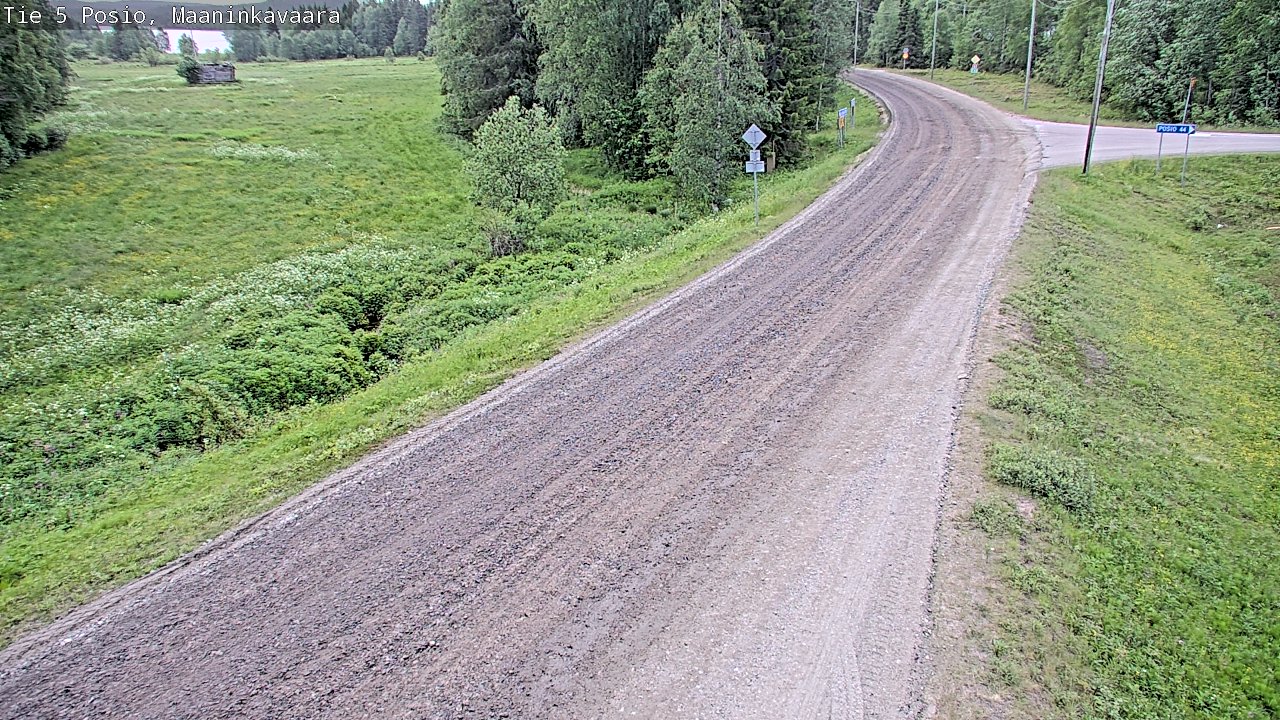 Kelikamerat Kuva Tie 5 Posio, Maaninkavaara, Posio, Lappi