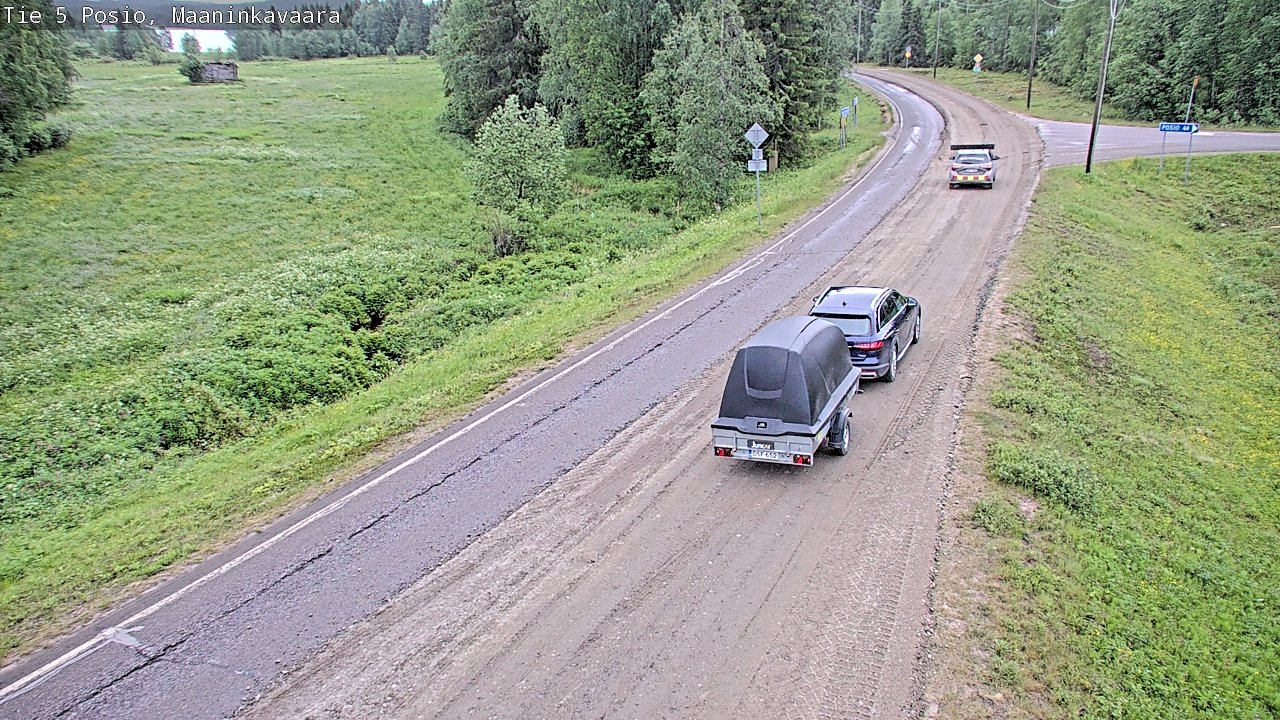 Kelikamerat Kuva Tie 5 Posio, Maaninkavaara, Posio, Lappi