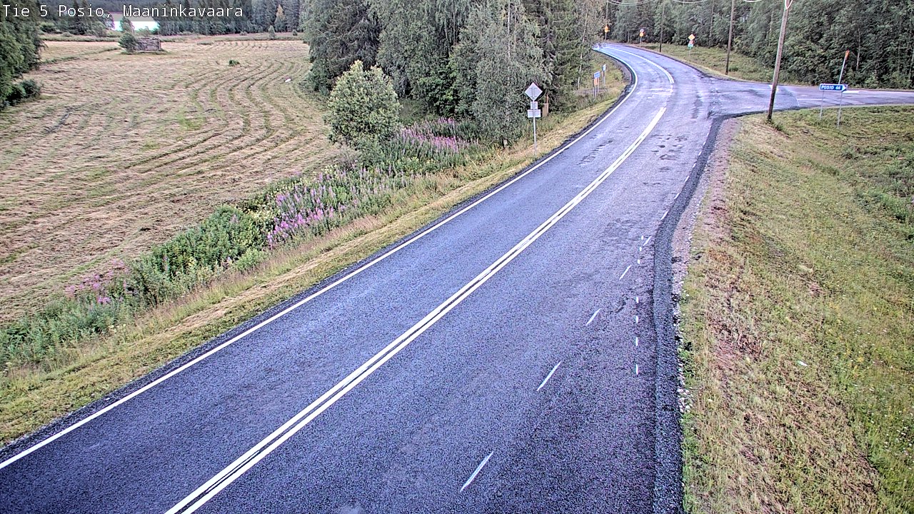 Kelikamerat Kuva Tie 5 Posio, Maaninkavaara, Posio, Lappi