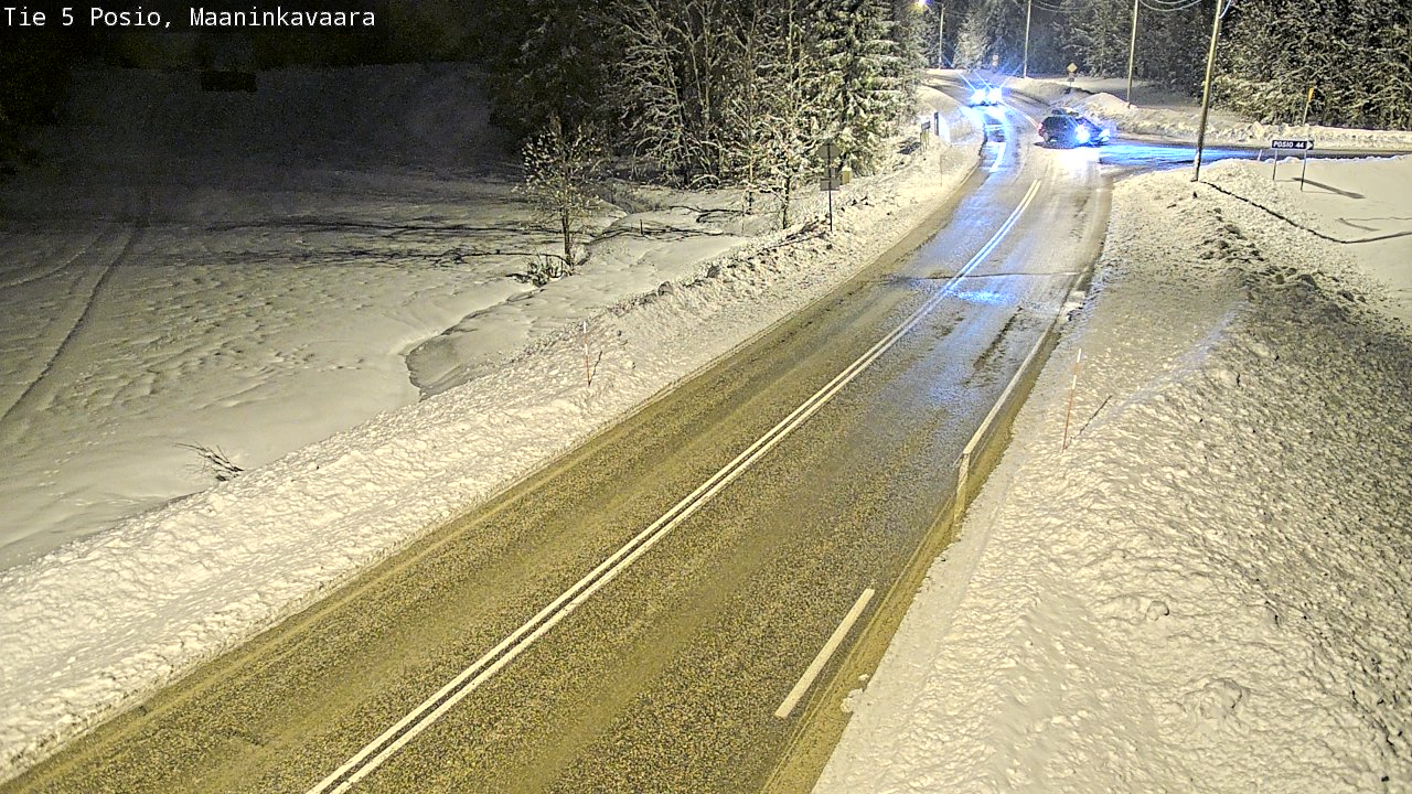 Kelikamerat Kuva Tie 5 Posio, Maaninkavaara, Posio, Lappi