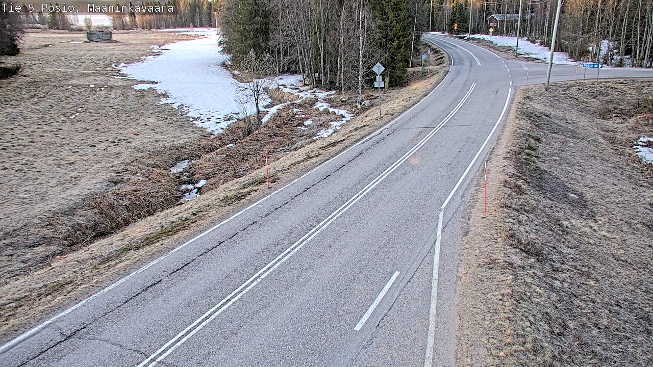 Weather Camera Image Väg 5 Posio, Maaninkavaara, Posio, Lappi