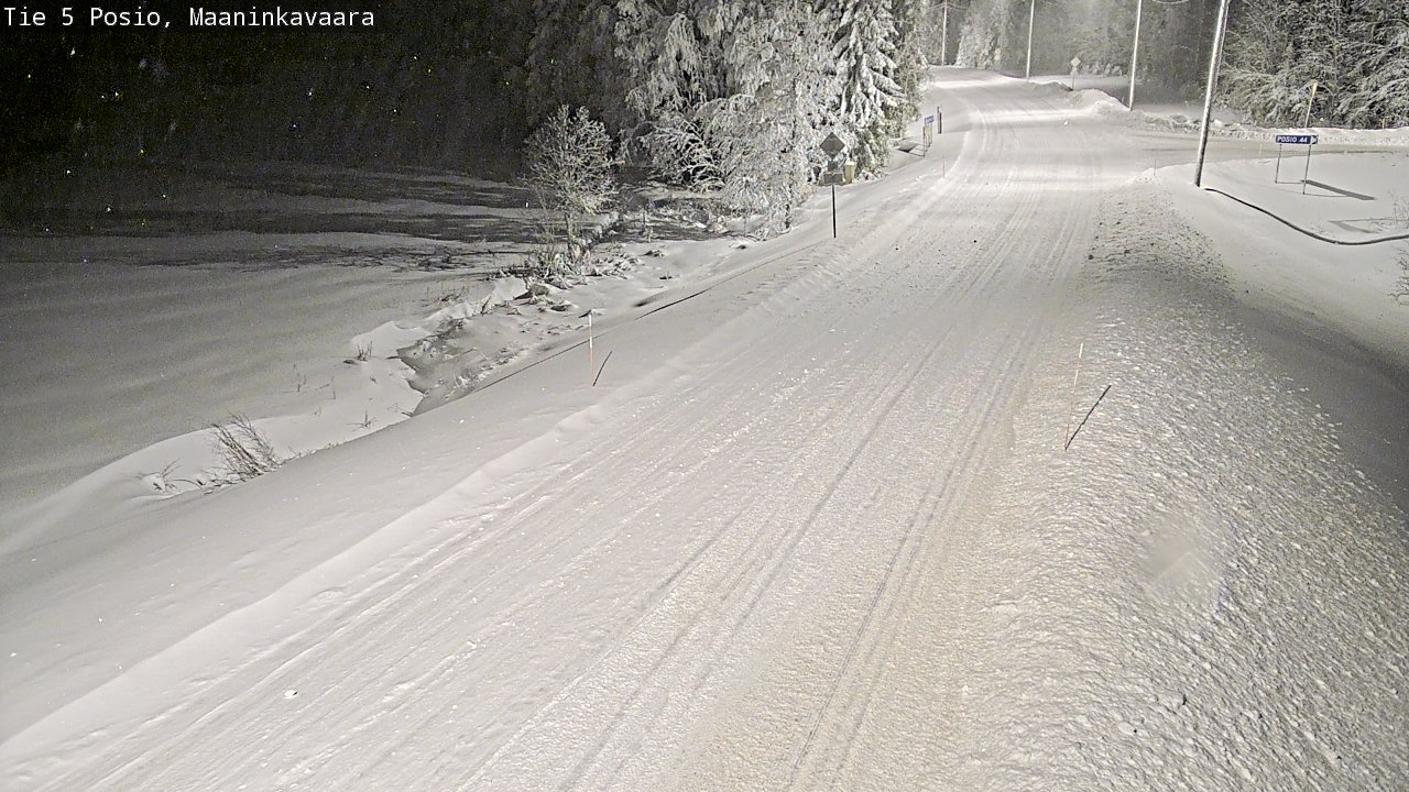 Weather Camera Image Road 5 Posio, Maaninkavaara, Posio, Lappi