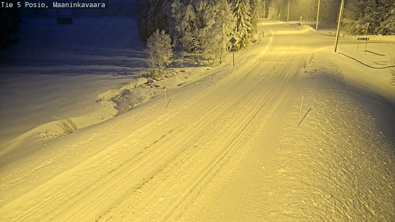 Weather Camera Image Road 5 Posio, Maaninkavaara, Posio, Lappi