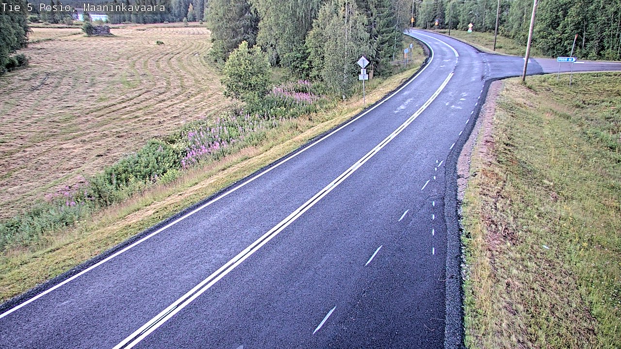 Kelikamerat Kuva Tie 5 Posio, Maaninkavaara, Posio, Lappi