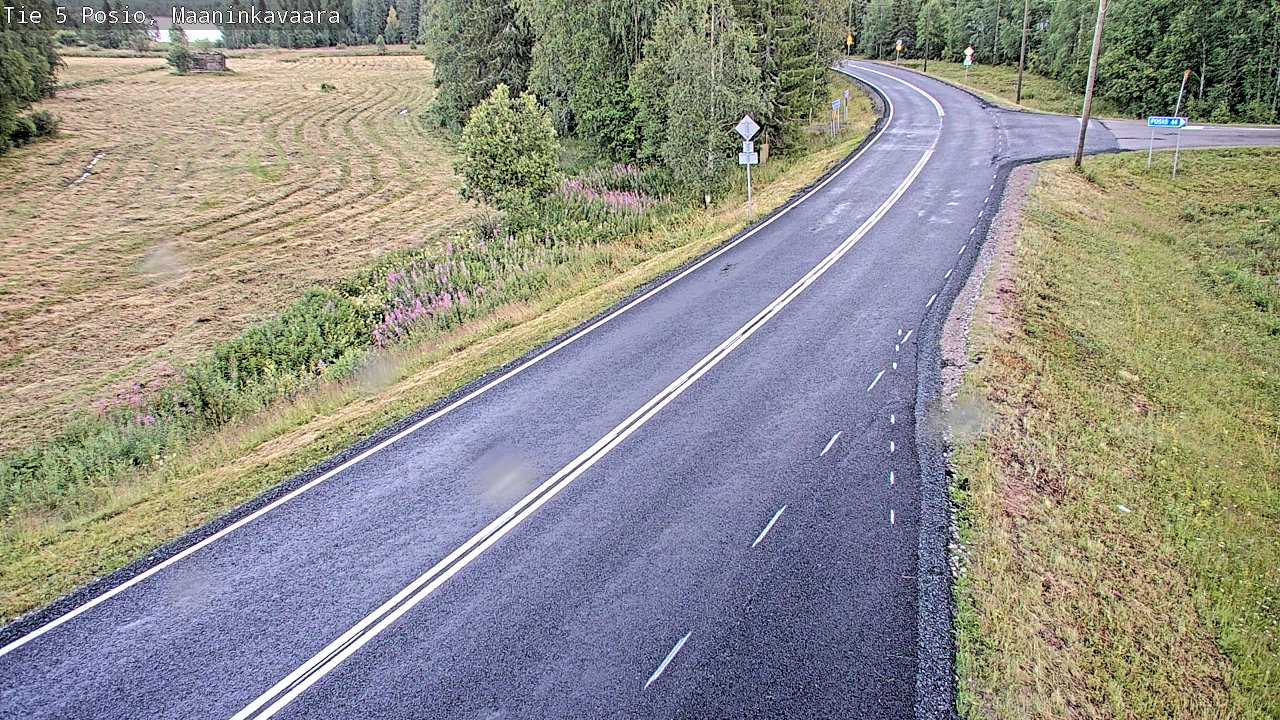 Kelikamerat Kuva Tie 5 Posio, Maaninkavaara, Posio, Lappi