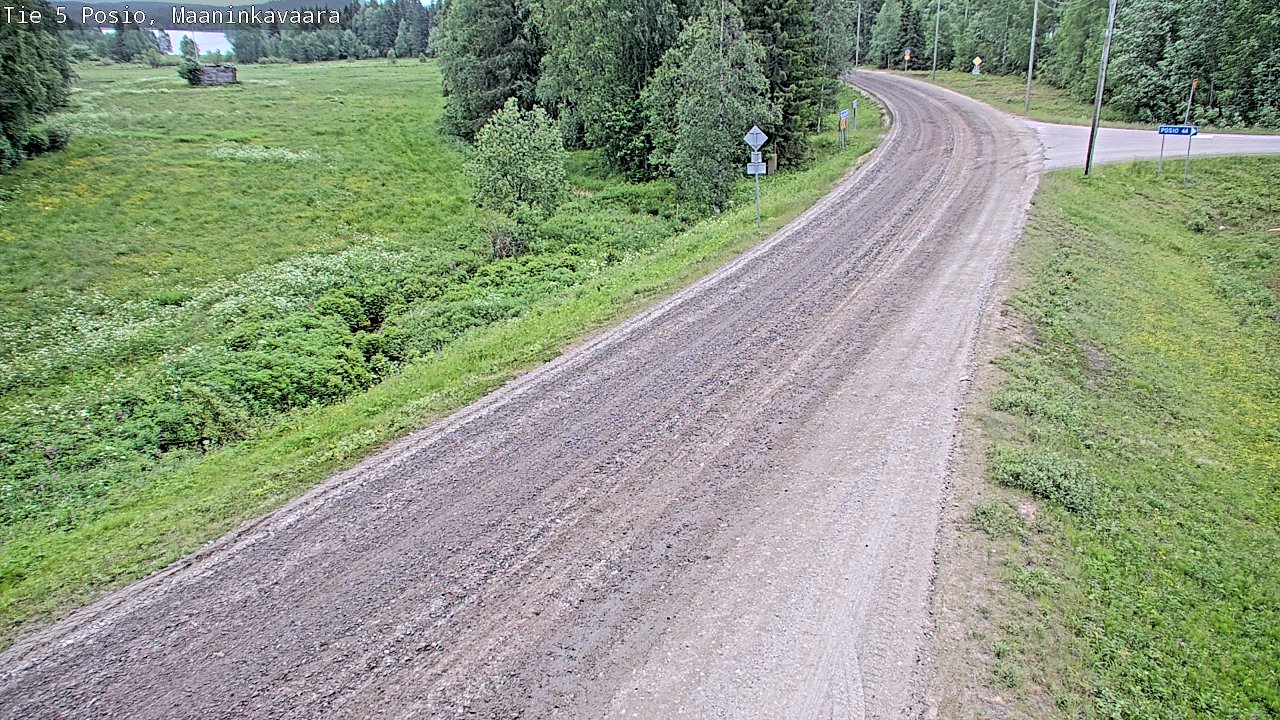 Kelikamerat Kuva Tie 5 Posio, Maaninkavaara, Posio, Lappi